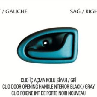 KAPI IC ACMA KOLU SAG SIYAH CLIO LOGAN