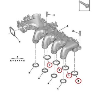 MANIFOLT CONTASI EMME BERLINGO II BERLINGO III C4 II DS4 C3 III C2 C3 C4 C5 206 207 307 407 PARTNER