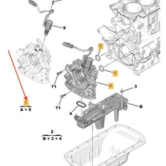 YAG POMPASI 2008 I-II-208 I-II-3008-301-308 II-5008-508-EXPERT IV-PARTNER-RIFTER-BERLINGO-C3 III-C4 CACTUS-PICASSO-C5 AIRCROSS-C-ELYSEE-JUMPY IV 1.5HDI DV5 / FOCUS 1.5 TDCI