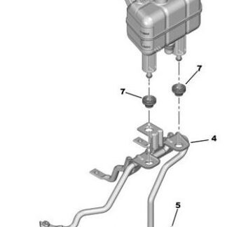 YEDEK SU DEPOSU KAPAKLI P BOXER / CITROEN JUMPER II 2.2HDI 2.2. BLUEHDI 14=> – FIAT DUCATO 2.3MTJ 11=> EURO 5