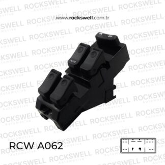CAM ACMA KAPAMA ANAHTARI MAZDA B2500 / RANGER 98 02 ON SOL [DORTLU] 10 PIN