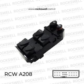 CAM ACMA KAPAMA ANAHTARI HONDA CIVIC SOL DORTLU 06-> (PIN 22)