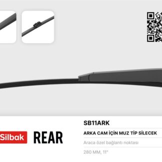 SILECEK SUPURGESI ARKA MUZ TIP 280mm MINI PACEMAN 09 / 12> VOLVO V40 II 08 / 12> BMW F31 12> BMW İX3 20> BMW G01 17>FOCUS 18> TOGG T10X 23>