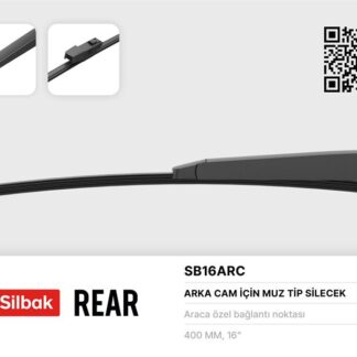 SILECEK SUPURGESI ARKA MUZ TIP 400mm OCTAVIA III 11 / 12> RAPID 09 / 11> SUPER B COMBI 03 / 08>