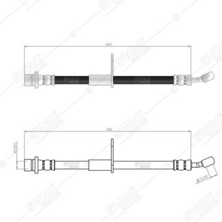 FREN HORTUMU ARKA HONDA CIVIC 2001-2005