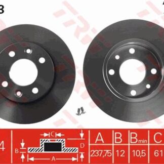 FREN DİSKÖN R9 R11 4 BİJON 238MM