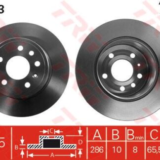 ARKA FREN DISKI (5 BIJON) VECTRA B 2,0I 16V 2,5I V6 95>