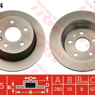 FREN DISKI ARKA V-CLASS 638/2 96>03 VITO 638 96>03
