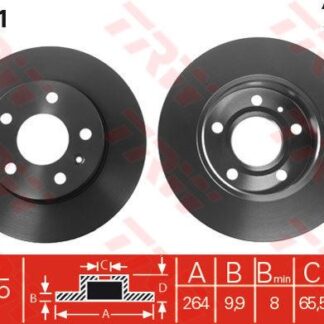 ARKA FREN DISKI (5 BIJON) ASTRA H MERIVA B CORSA C ASTRA G 2,0DI 2,0 16V 1,8 16V 02 / 98>2,0DTI 16V 2,0DI 16V 1,8 16V 08 / 99>