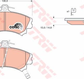 ON FREN BALATASI CARISMA 1.8 96>00 / CARISMA 1.6 01> / COLT 04>