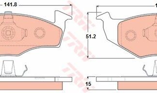 ON FREN BALATASI POLO / CLASSIC 1,4 1,6 95>01 IBIZA 96>02 CORDOBA 96>02