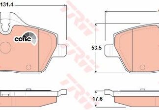 FREN BALATASI ON BMW E87 F45 MINI R55 R56 R57 R58 F54 04>