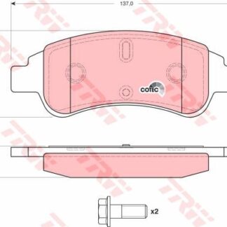 ON FREN BALATASI BERLINGO II PARTNER II P1007 C2 C3 II C4 XSARA PICASSO P207 C3 III DS3 C3 PICASSO P301 CELYSEE P208 P2008 C4 CACTUS / (ARKA FREN BALATASI DUCATO III BOXER III JUMPER III 2,2HDI 100 MULTIJET 2,3JTD 120 MULTIJET 3,0JTD 160 MULTIJET 07 /