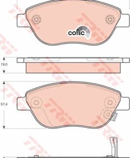 ON FREN BALATASI FIAT BRAVO II DOBLO FIORINO BIPPER NEMO PRATICO EVO PUNTO STILO IDEA LINEA 08> OPEL COMBO CORSA 12>
