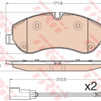 FREN BALATASI ÖN TOURNEO CUSTOM TRANSIT CUSTOM 2.2 TDCI 12>