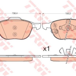ON FREN BALATASI FOCUS 04> C-MAX 07> KUGA 2.0 TDCI 08> VOLVO C30 C70 II S40 II V50 03> MAZDA 3 03> MAZDA 5 05>