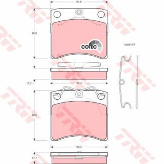 ON FREN BALATASI (15″”) TRANSPORTER T4 CARAVELLE 90>03