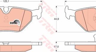 ARKA FREN BALATASI BMW E36 Z3 E32 E34 E36 M3 E34 M5