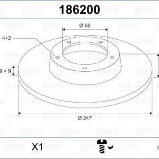 ON FREN DISK AYNASI P106 P206 P306 P205 P405 P309 ZX C15 SAXO 1,4 1,6 94>96>96 HAVA SOGUTMASIZ