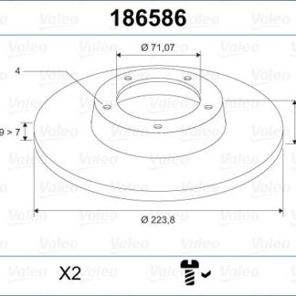 ARKA FREN AYNASI (TK) XANTIA X1 1,6I / 1,8I / 1,9D / 1,9TD / 2,0I / 2,1TD 93