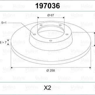 FREN DISKI ARKA A-CLASS W169 04>12 B-CLASS W245 05>11