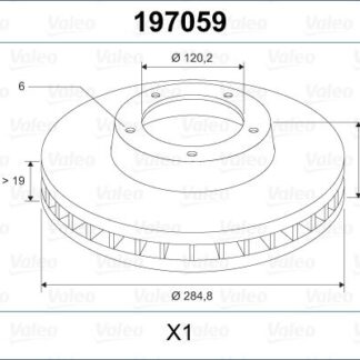 FREN DISKI ARKA (CIFT TEKER) SPRINTER 901 902 903 904 96>06 LT 28 35 46 96>06