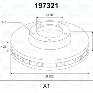 ON FREN DISK AYNASI HAVALI VOLVO S70 96> V70 C70 98> 850 91>