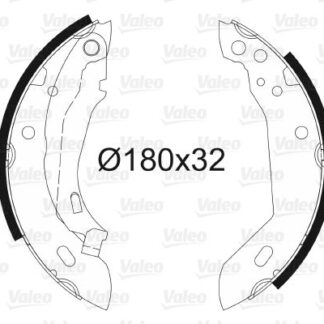 ARKA FREN BALATASI PABUCLU XSARA P306 XUD9 DW8 (1,9 8V) OLCU: (180 * 30) / (97 00)