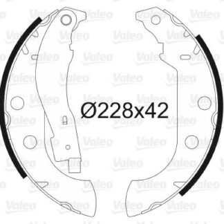ARKA FREN BALATASI PABUCLU P306 XSARA XSARA II ZX P306 YM 1,9 1,9TD 1,8 8V OLCU: (228×42) ABSSIZ