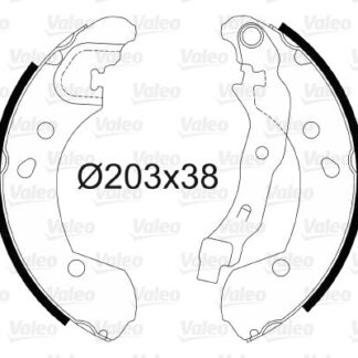 ARKA FREN BALATASI (PABUC) MICRA III K12 03>10 NOTE 07>10 CLIO II 04> CLIO III 05>