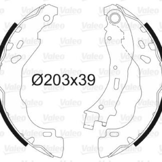 ARKA FREN BALATASI (PABUCLU) RENAULT CLIO II 98>03 CLIO IV 12> SYMBOL II 08> SYMBOL III 14> DACIA LOGAN 04> DACIA SANDERO II 08> DUSTER 10> NISSSAN MICRA IV 10>15 NOTE 13>