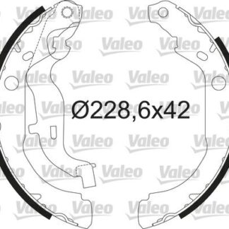 ARKA FREN BALATASI (PABUCLU) DUSTER 4×4 LOGAN CLIO II 1,2 1,2 16V 1,4 1,4 16V 1,5DCI 1,6 16V 1,9D 1,