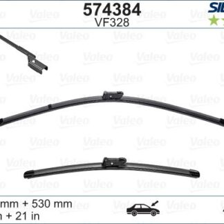 VALEO SILENCIO X TRM FLAT BLADE VM328 (X2) / (530+530 MM) SKODA FABIA 2