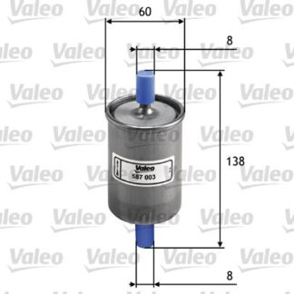 YAKIT (BENZIN) FILTRESI POLO 1,6 90> ASTRA F VECTRA A FRONTERA A B OMEGA A X16XEL 20NE X22XE
