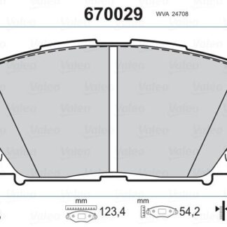 ON FREN BALATASI YARIS 1,0VVT I / 1,8VVTI 01 / 06> ABS LI ARACLAR ICIN JAPONYA URETIMI