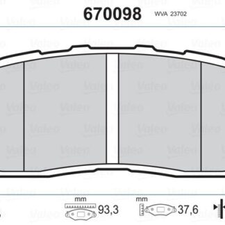 ARKA FREN BALATASI CAMRY 2,0 2,4 3,0 3,3 01-06 LEXUS ES 01-06