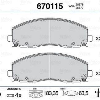 ON FREN BALATASI GRAND VOYAGER V RT 3.6 02>11 FIAT FREEMONT 2.0 11>