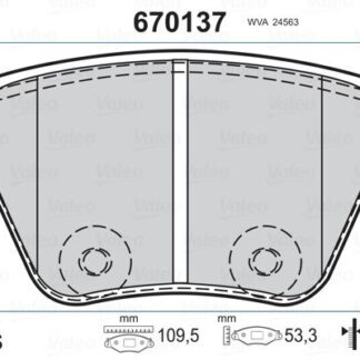 ARKA FREN BALATASI LEON CADDY OCTAVIA 1,4TSI / 1,6 / 1,8TSI / 1,9TDI / 2,0 09 / 04>
