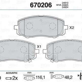 ON FREN BALATASI HYUNDAI I20 08-15 I10 08-11 / PICANTO 04-11