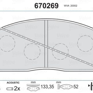 ON FREN BALATASI KIA BESTA MAZDA E2200 94-00