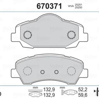 DISK FREN BALATASI (ON) CITROEN C4,PEUGEOT 301