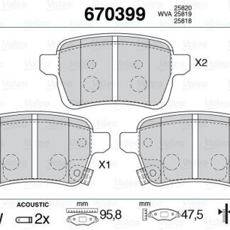 FREN BALATASI ARKA 500L 12> 1.4 1.6D MJET EGEA 16->