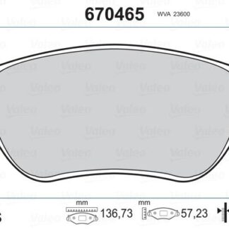 ON FREN BALATASI CITROEN C3 II C4 XSARA BERLINGO 00> PEUGEOT 1007 207 307 206 00> FIAT DOBLO 06> GEELY EMGRAND EC7 09>13