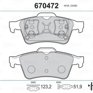 ARKA FREN BALATASI NISSAN PRIMERA P12 03> 10 LAGUNA II LATITUDE 11>13 2,0 DCI CONNECT 02> FOCUSII FOCUSIII C.MAX 1.6 TDCY 04>