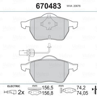 ON FREN BALATASI (TK) PASSAT A6 / 1,8T / 2,4 / 2,8 / 1,9TDI