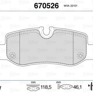 FREN BALATASI ARKA V-CLASS W447 14> VITO W447 14>