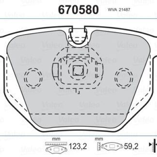 FREN BALATASI ARKA RANGE ROVER 02-09 / BMW E53 E83 E46