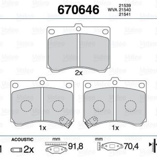 ON FREN BALATASI MAZDA 323 1.8 LANTIS 1996-1998