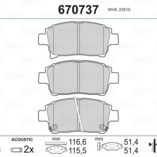 ON FREN BALATASI TOYOTA YARIS 2002-2006 COROLLA VERSO VVT-I 2001->