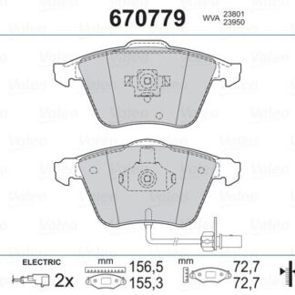 ON FREN BALATASI FISLI A6 4F2 3,2FSI / 4,2 QUATTRO 05 / 04> A6 AVANT (4F5) 3,2FSI / 4,2 QUATTRO 03 / 05>